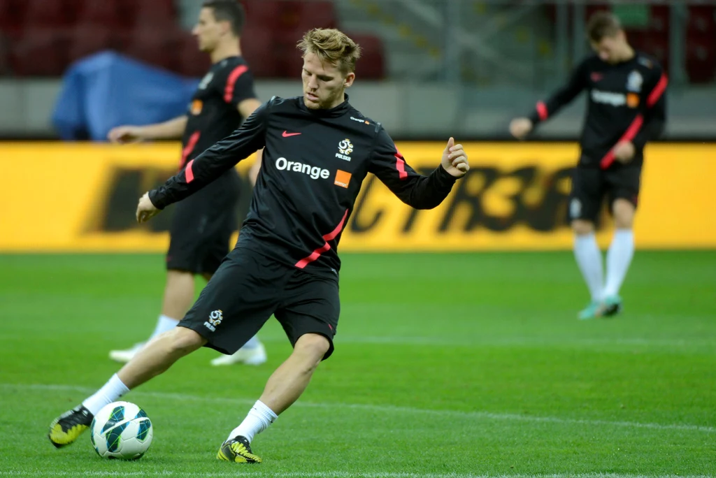 Trening Orłów na Stadionie Narodowym w Warszawie Trening Orłów na Stadionie Narodowym w Warszawie