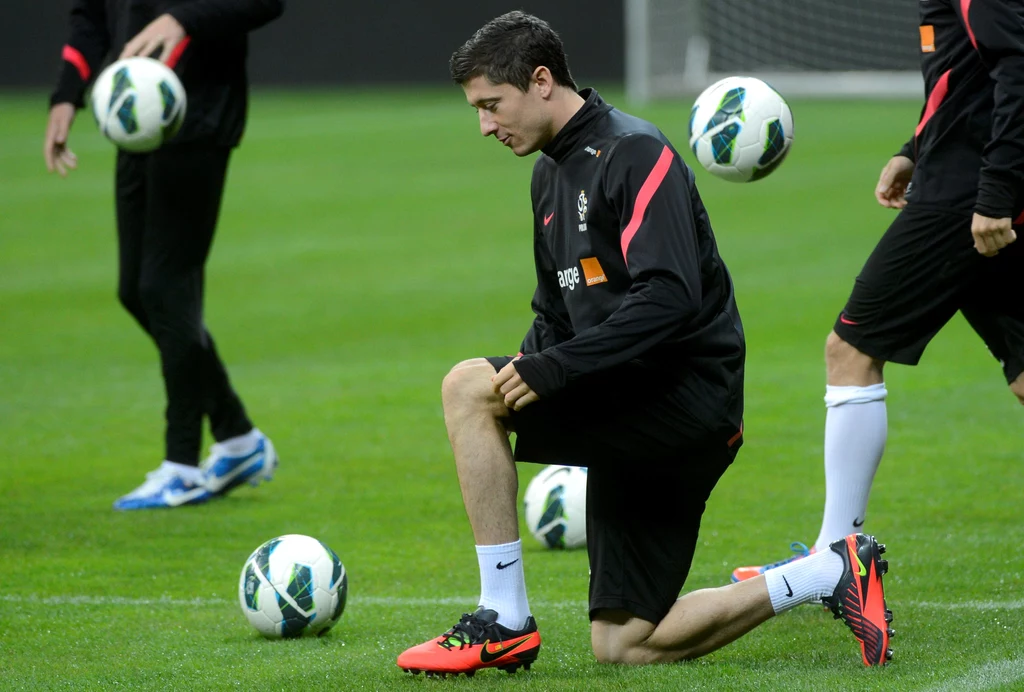 Trening Orłów na Stadionie Narodowym w Warszawie Trening Orłów na Stadionie Narodowym w Warszawie
