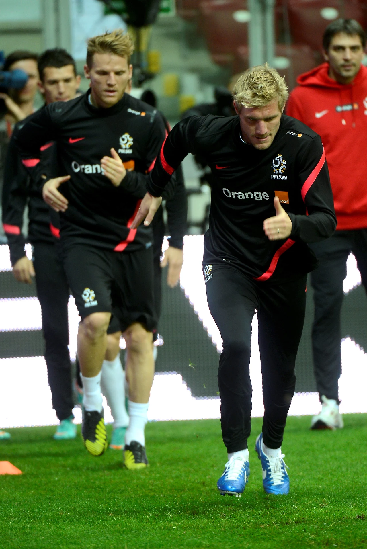Trening Orłów na Stadionie Narodowym w Warszawie Trening Orłów na Stadionie Narodowym w Warszawie