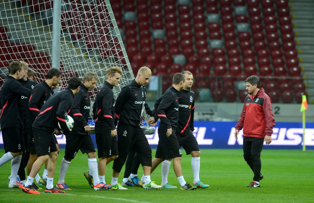 Trening Orłów na Stadionie Narodowym w Warszawie Trening Orłów na Stadionie Narodowym w Warszawie