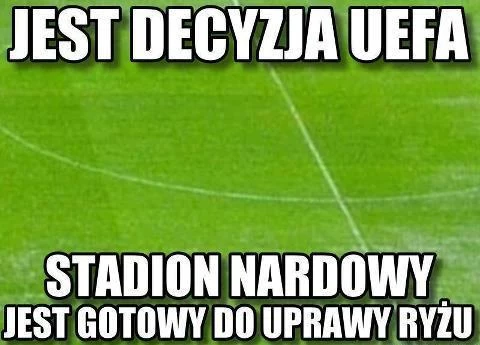 Internet śmieje się z zalanego Narodowego Internet śmieje się z zalanego Narodowego