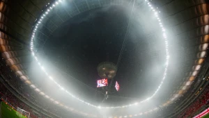 Dzień przed meczem do godz. 15 dach był zamknięty. Został otworzony na życzenie PZPN
