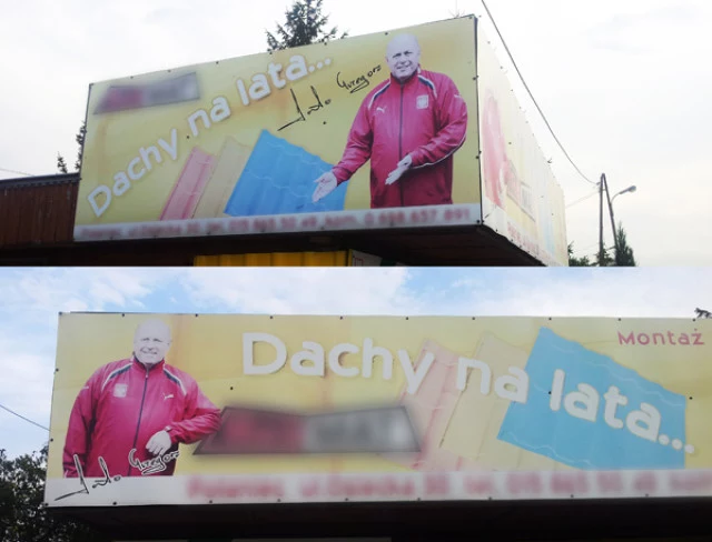 Grzegorz Lato w reklamie dachów Grzegorz Lato w reklamie dachów