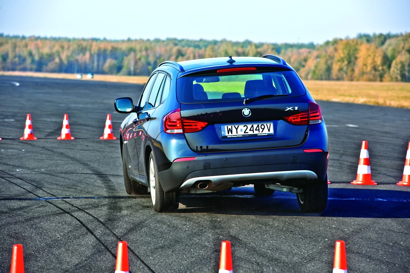 W czasie dynamicznej jazdy to BMW X1 daje najwięcej przyjemności.