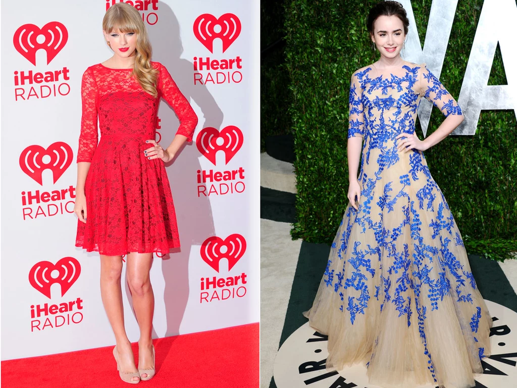 Taylor Swift i Lily Collins