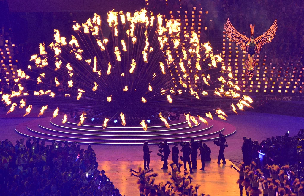 Znicz olimpijski w Londynie Znicz olimpijski w Londynie