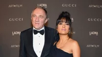 Salma doskonale wie, jak podkreślić swoje atuty. Na zdjęciu z mężem Francois-Henri Pinault'em