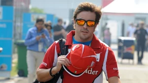 Alonso podczas GP Indii