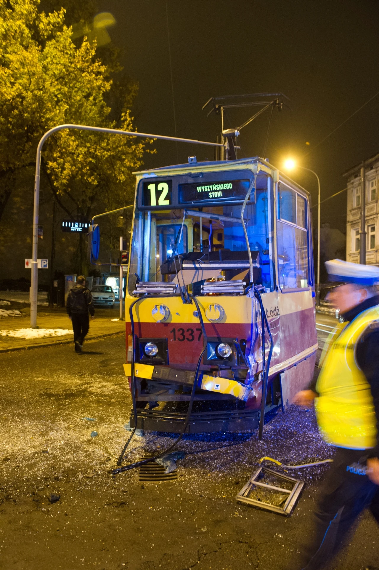 Zdjęcie z miejsca wypadku