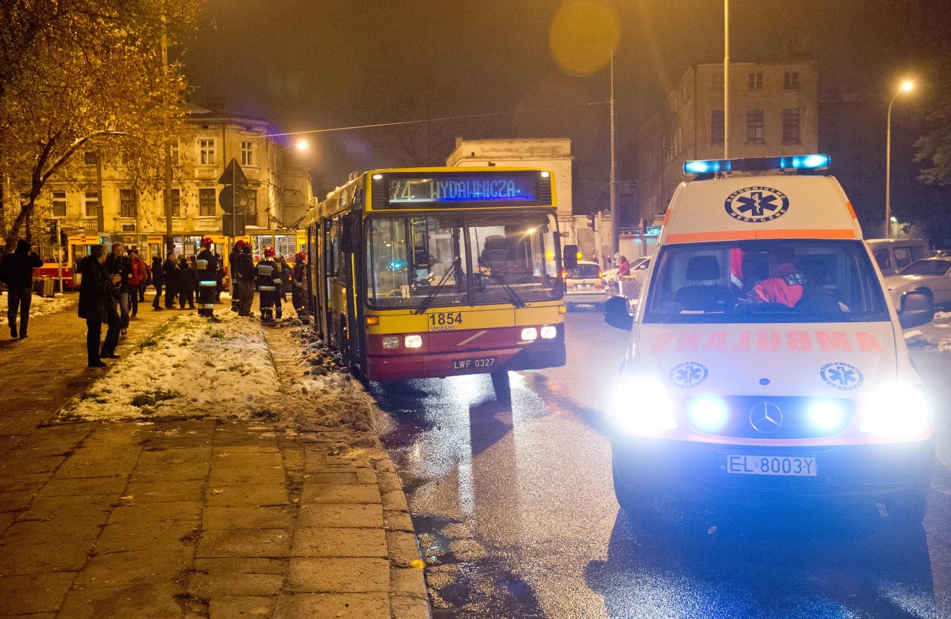 Zdjęcie z miejsca wypadku