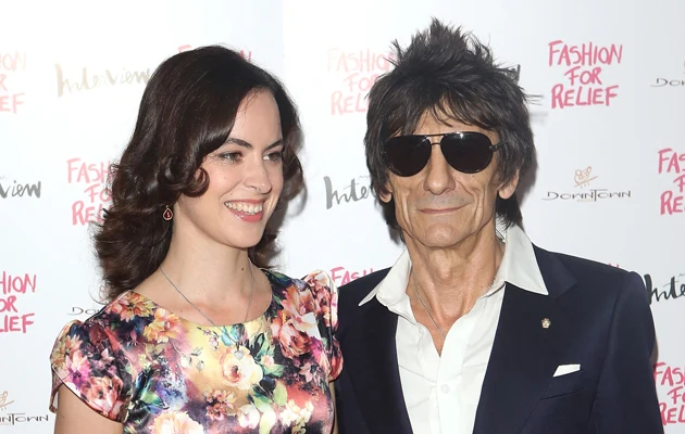 Sally Humphries, Ronnie Wood Sally Humphries, Ronnie Wood