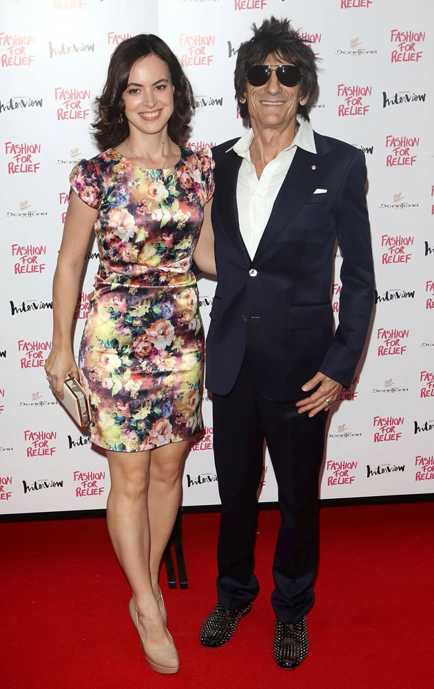 Sally Humphries, Ronnie Wood Sally Humphries, Ronnie Wood