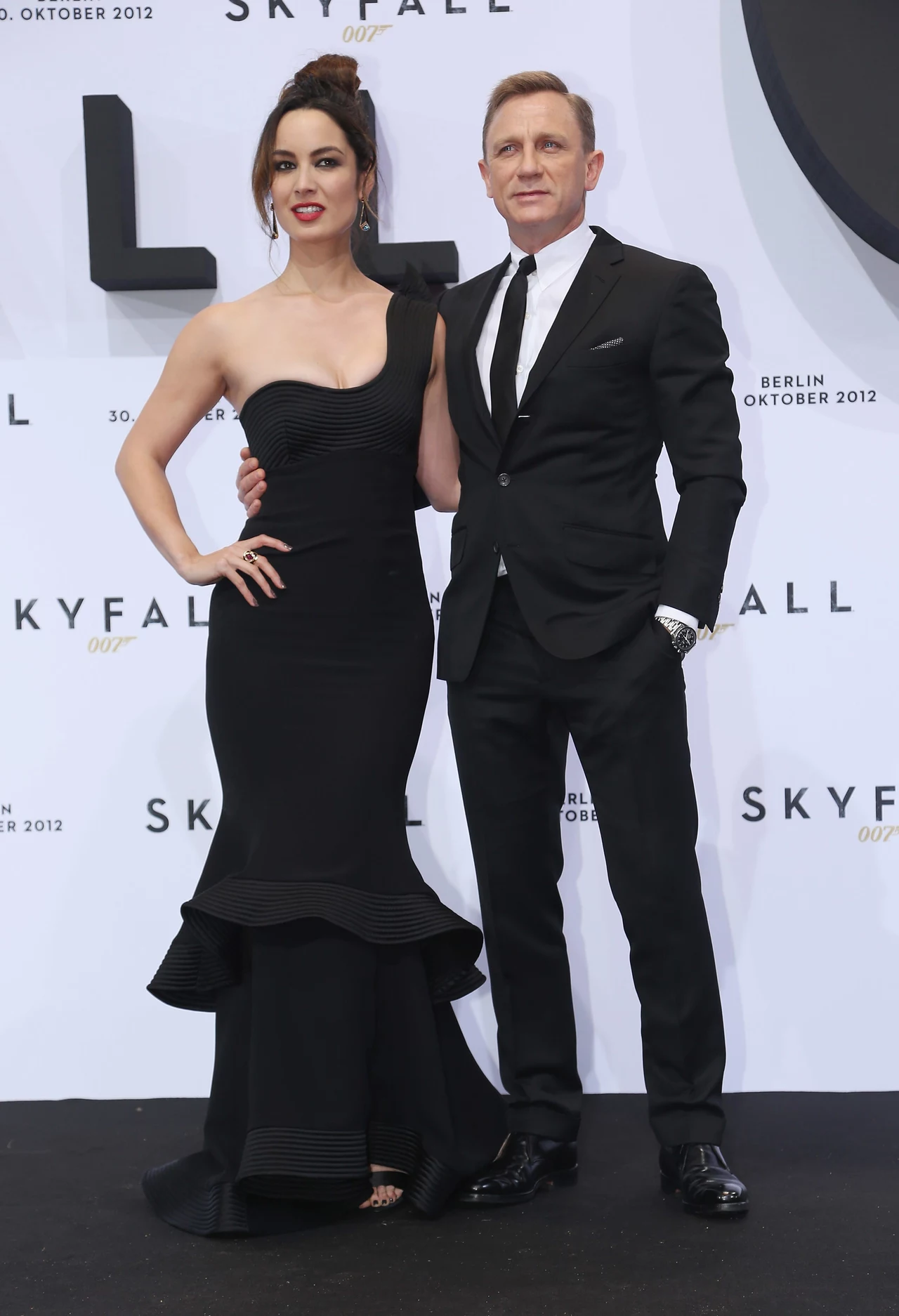 Berenice Marlohe z Danielem Craig'em Berenice Marlohe z Danielem Craig'em