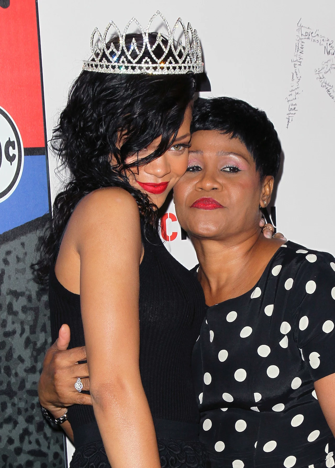 Rihanna z mamą Rihanna z mamą