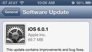 iOS 6.0.1 dostępny do pobrania