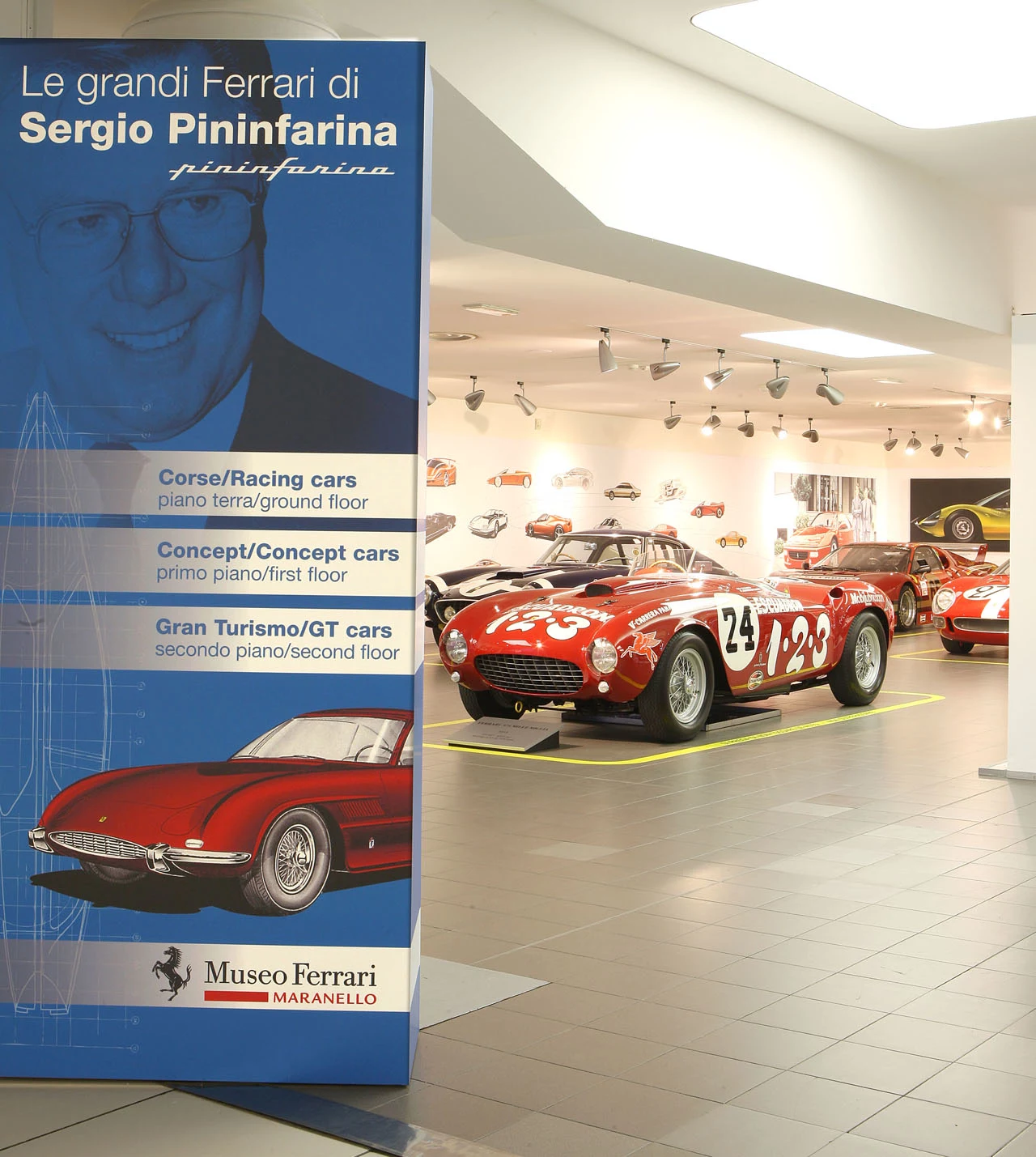 The great Ferraris of Sergio Pininfarina Exhibition The great Ferraris of Sergio Pininfarina Exhibition
