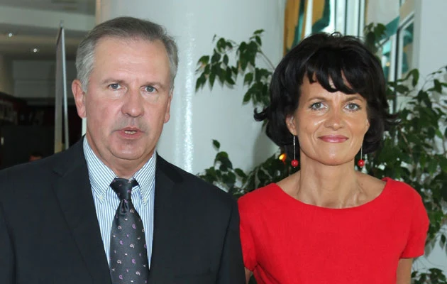 Tomasz Stockinger z partnerką Ewą Tomasz Stockinger z partnerką Ewą