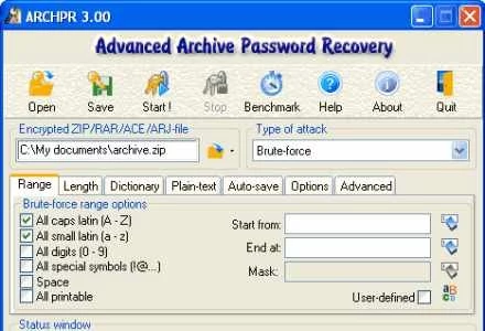 Advanced Archive Password Recovery 3.01