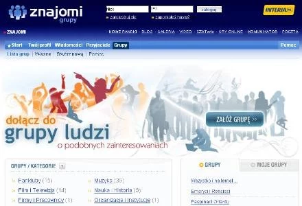 System Grupy umożliwia zakładanie i budowanie społeczności internetowych