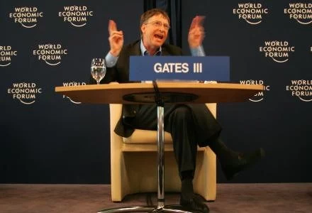 Bill Gates w Davos