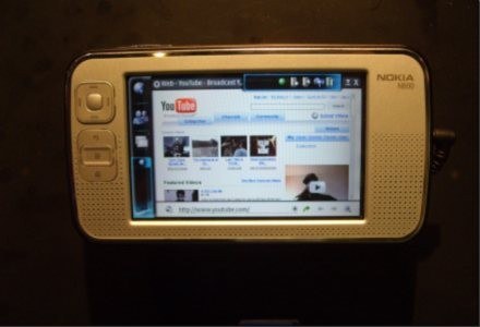 Nokia N800 i serwis YouTube