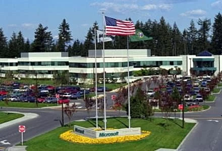 Centrala Microsoft w Redmond. Centrala Microsoft w Redmond.