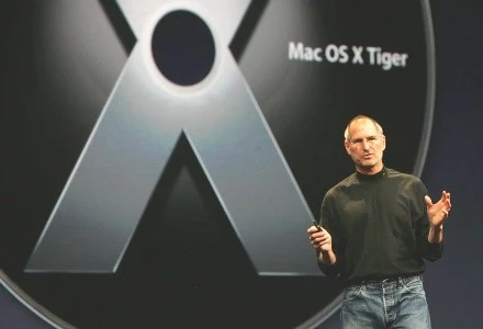 Steve Jobs prezentujący "Leoparda" światu