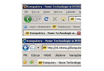 Firefox 3 i Internet Explorer