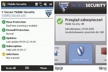 Pakiet zabezpieczający do smartfonów F-secure Mobile Security 5