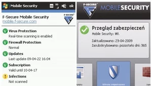 F-secure Mobile Security 5  - Smartfon pod ochroną