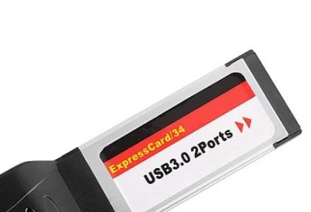 ExpressCard z dwoma portami USB 3.0