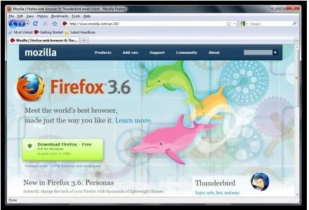 Firefox 3.6 jest o 20 proc. szybszy od wersji 3.5 - zapewnia Mozilla Firefox 3.6 jest o 20 proc. szybszy od wersji 3.5 - zapewnia Mozilla