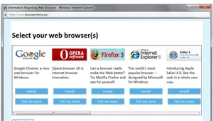 Możliwość wyboru browsera w systemie Windows może wywołać duże zmiany na rynku przeglądarek
