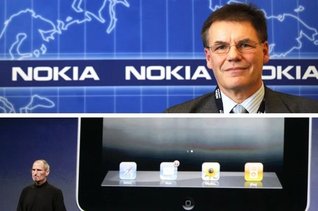 Szef firmy Nokia kontra szef firmy Apple - w tej walce raczej nie będzie zwycięzców