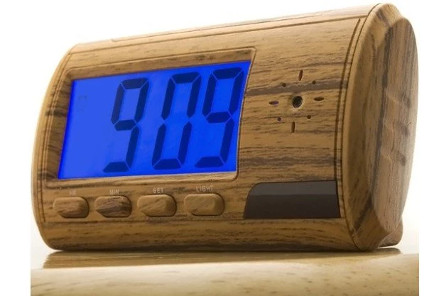 Spy alarm clock motion