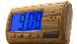 Spy alarm clock motion