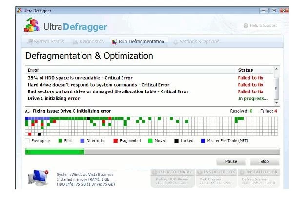 Nową bronią cyberprzestępców stały się defragmentatory dysku