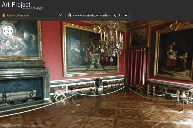 Francuski Wersal - jedno z kilku muzeów dostępnych w Google Art Project