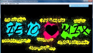 Jeden z pierwszych screenów prezentujących Internet Explorer 10