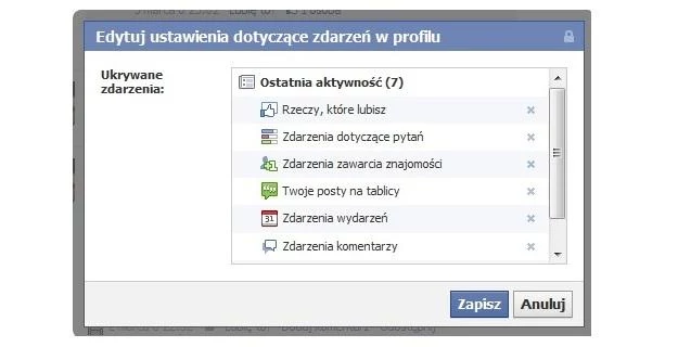 Nie wszyscy znajomi muszą wiedzieć o twojej aktywności na Facebooku i w życiu prywatnym