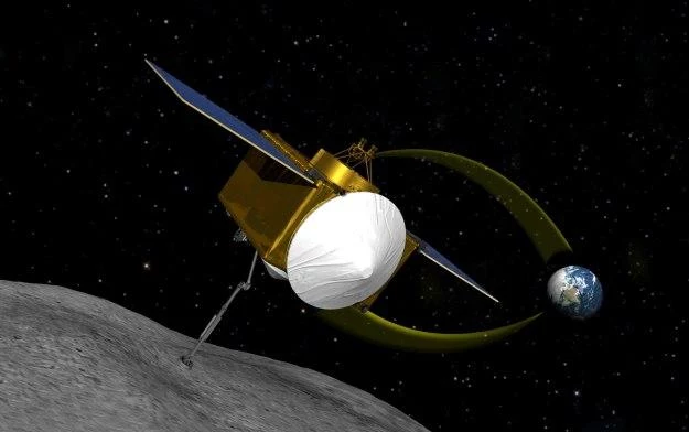 Symulacja komputerowa lotu sondy OSIRIS-REx