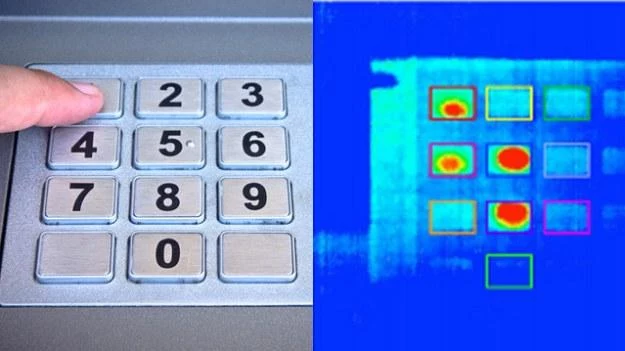 Kamery termowizyjne mogą ułatwić przestępcom zdobycie naszych numerów PIN