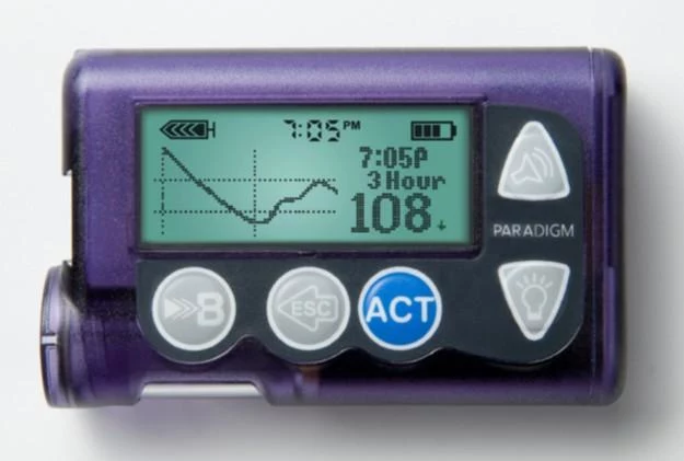 Paradigm 722 - jedna z podatnych na atak pomp Medtronic