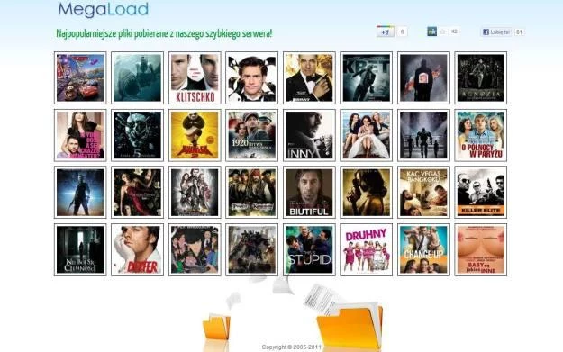Strona główna MegaLoad.pl kusi atrakcyjnymi filmami