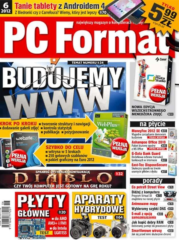 Najnowszy "PC Format 6/2012" w sprzedaży od 7 maja.