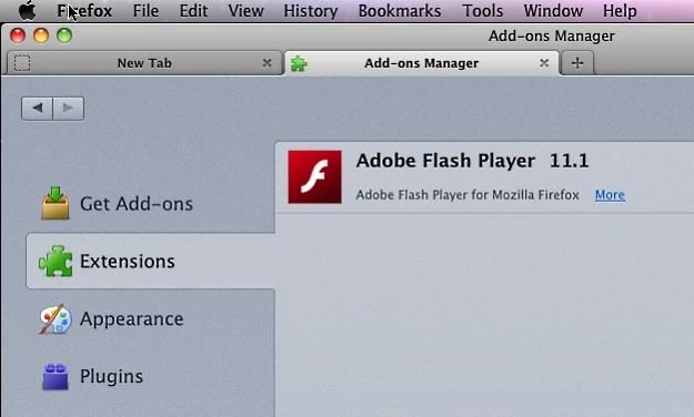 Szkodliwy moduł Flashfake'a ukrywający się pod postacią dodatku Adobe Flash Player dla  Firefoksa