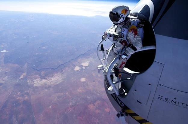 Felix Baumgartner na progu kapsuły