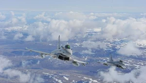 Eurofighter nad Islandią.  Copyright Eurofighter - Aeronautica Militare - Italian Air Force