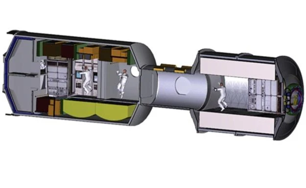 Rycina przedstawiająca wnętrze statku. Rycina przedstawiająca wnętrze statku.