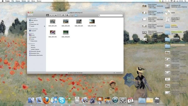 Nawigacja po katalogach odbywa się tak samo jak w Windowsie